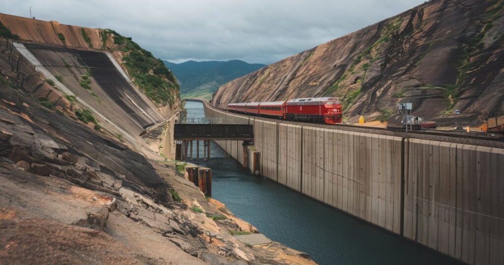 8. The Panama Canal's Culebra Cut