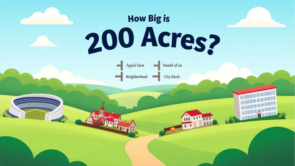 How Big is 200 Acres? 16 Common Comparisons That Explain 200 Acres