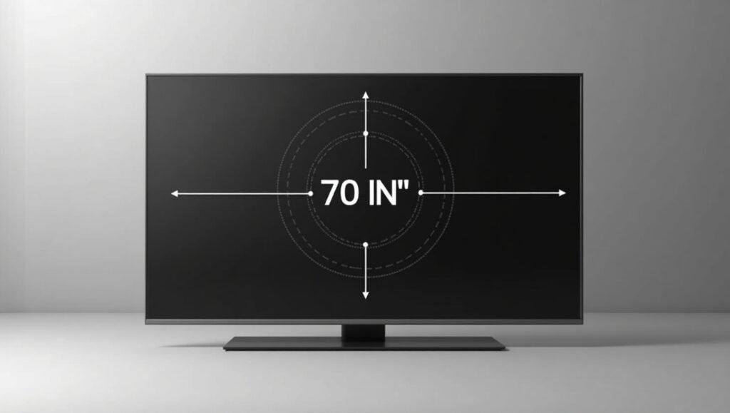 70 Inch TV Dimensions